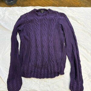 Brooks Brothers Women's Sweater - Purple- Size L